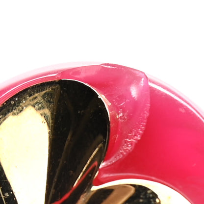 Louis Vuitton Acetate Hollow Flower Bag Charm Fuchsia 7 of 7