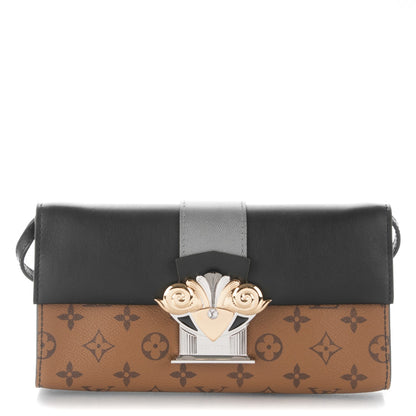Louis Vuitton Calfskin Reverse Monogram Column Clutch 1 of 7