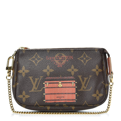 Louis Vuitton Monogram Trunks and Locks Mini Pochette Accessories 1 of 10