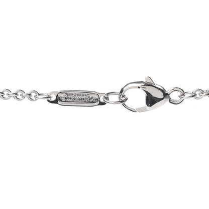 Tiffany 18K White Gold Diamond 1837 Bar Pendant Necklace 4 of 5