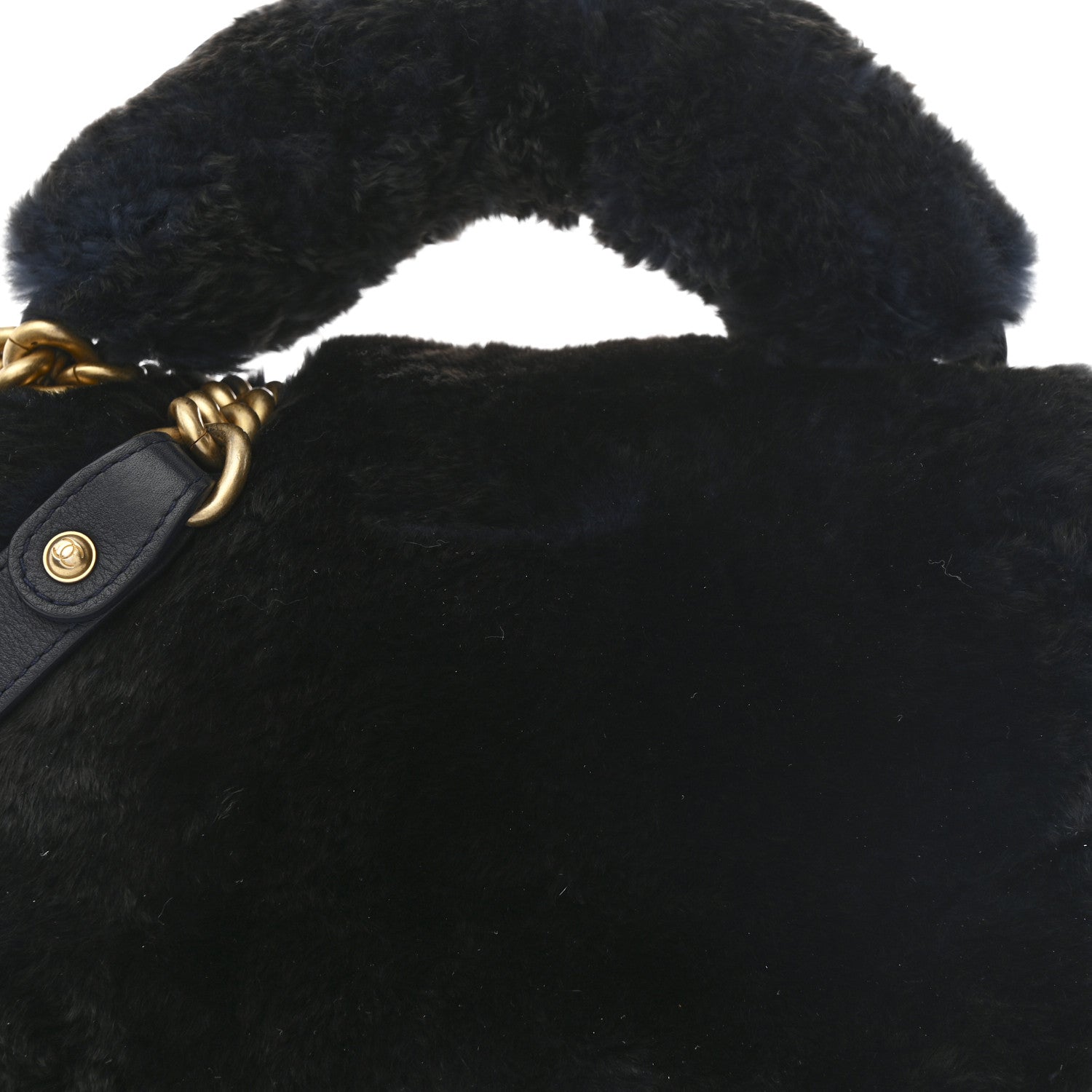Chanel Orylag Medium Boy Top Handle Flap Navy 8 of 13