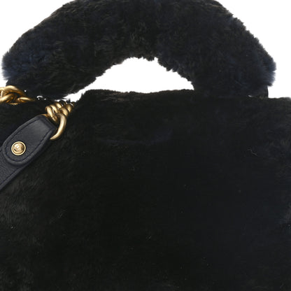 Chanel Orylag Medium Boy Top Handle Flap Navy 8 of 13