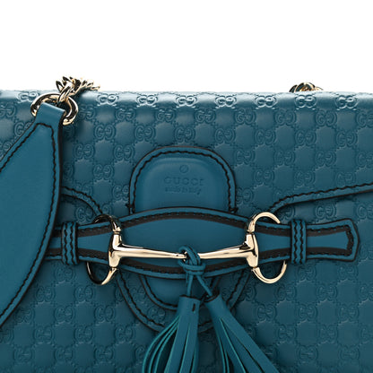 Gucci Microguccissima Mini Emily Shoulder Bag Deep Cobalt 8 of 10