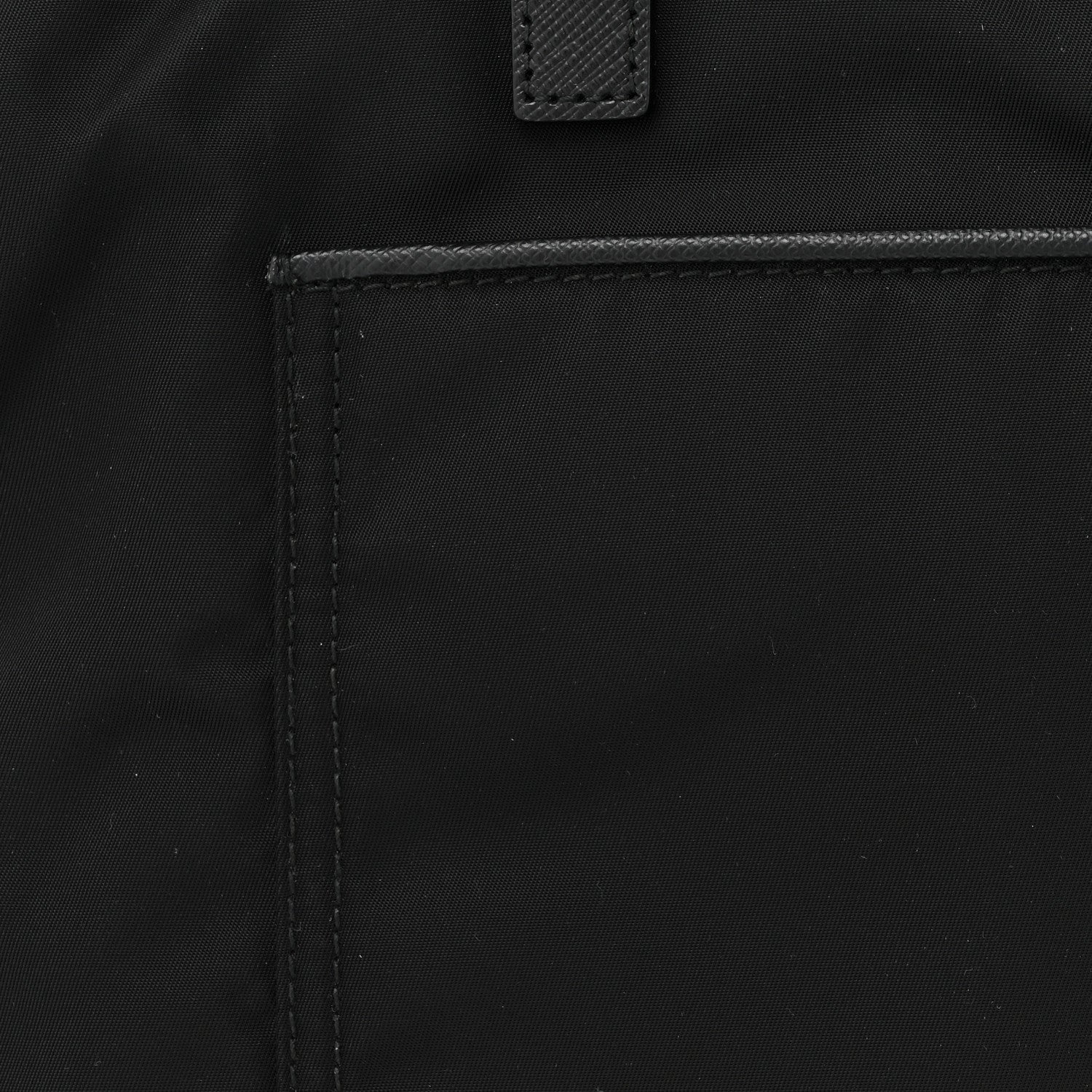 Prada Tessuto Nylon Saffiano Vela Tote Black 7 of 11