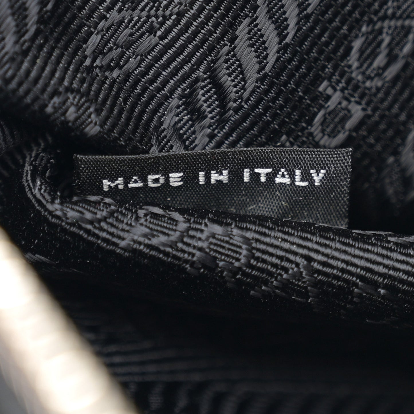 Tessuto Nylon Crossbody Bag Black