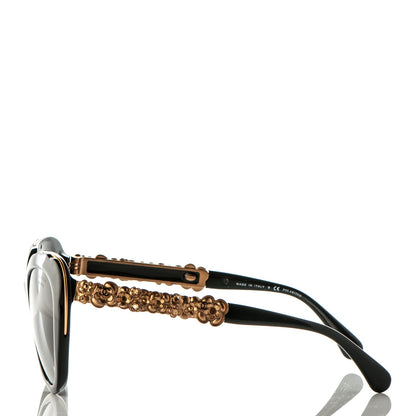Chanel Polarized Bijou Cat Eye Sunglasses 5354 Black 3 of 6