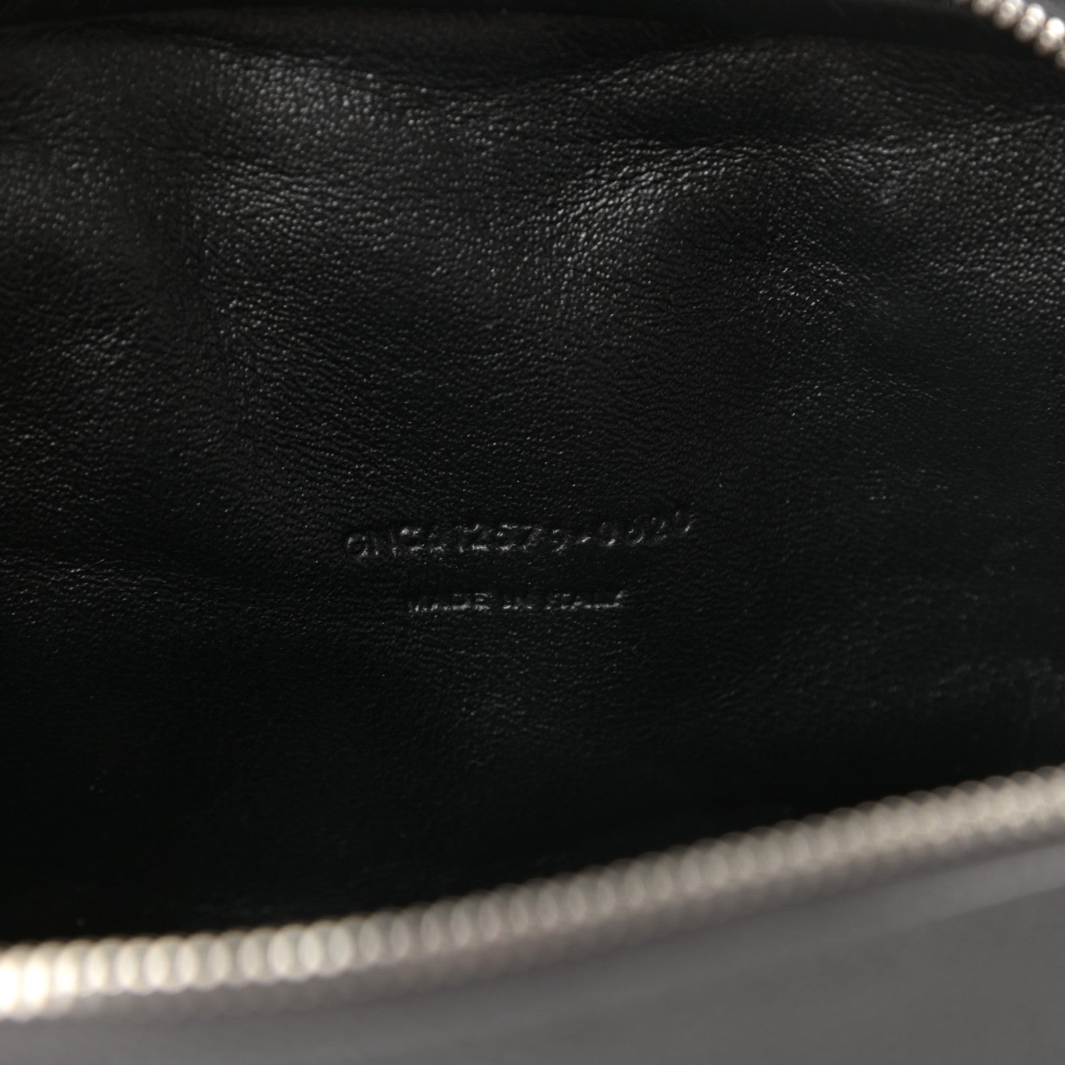 Saint Laurent Grain De Poudre Matelasse Monogram Mini Lou Camera Bag Asphalt 7 of 10