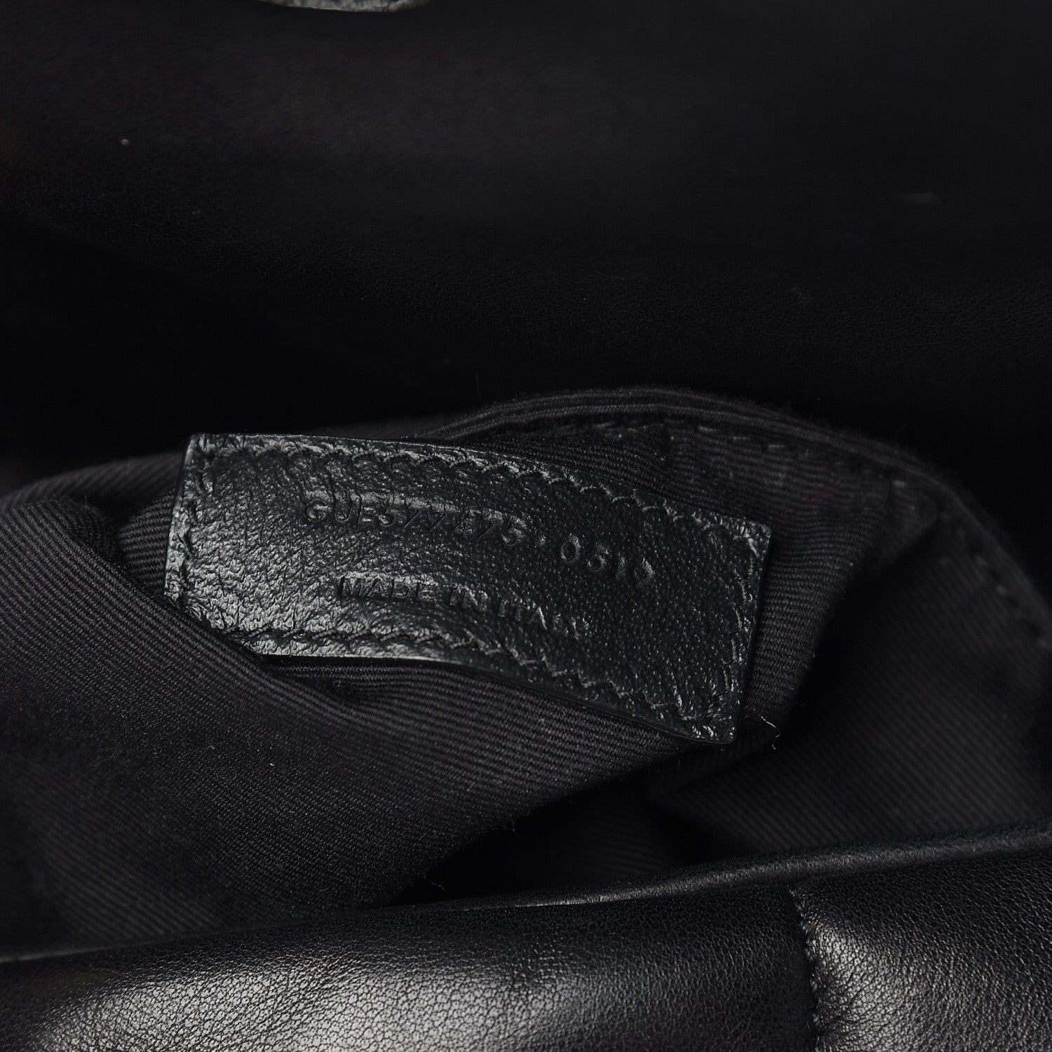 Saint Laurent Lambskin Quilted Medium Loulou Puffer Monogram Chain Satchel Black 7 of 10
