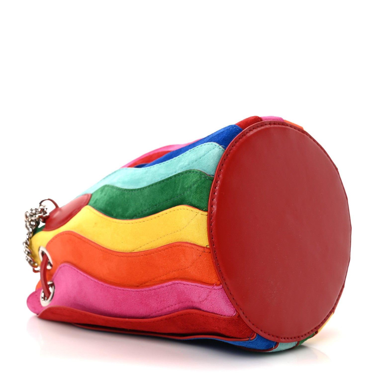 Christian Louboutin Suede Marie Jane Bucket Multicolor 4 of 9