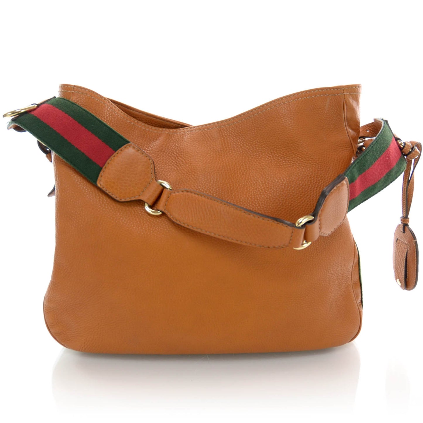 Leather Heritage Medium Shoulder Bag Light Tobacco