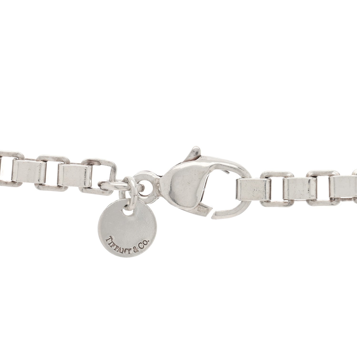Tiffany Sterling Silver 4mm Venetian Link Necklace 3 of 3