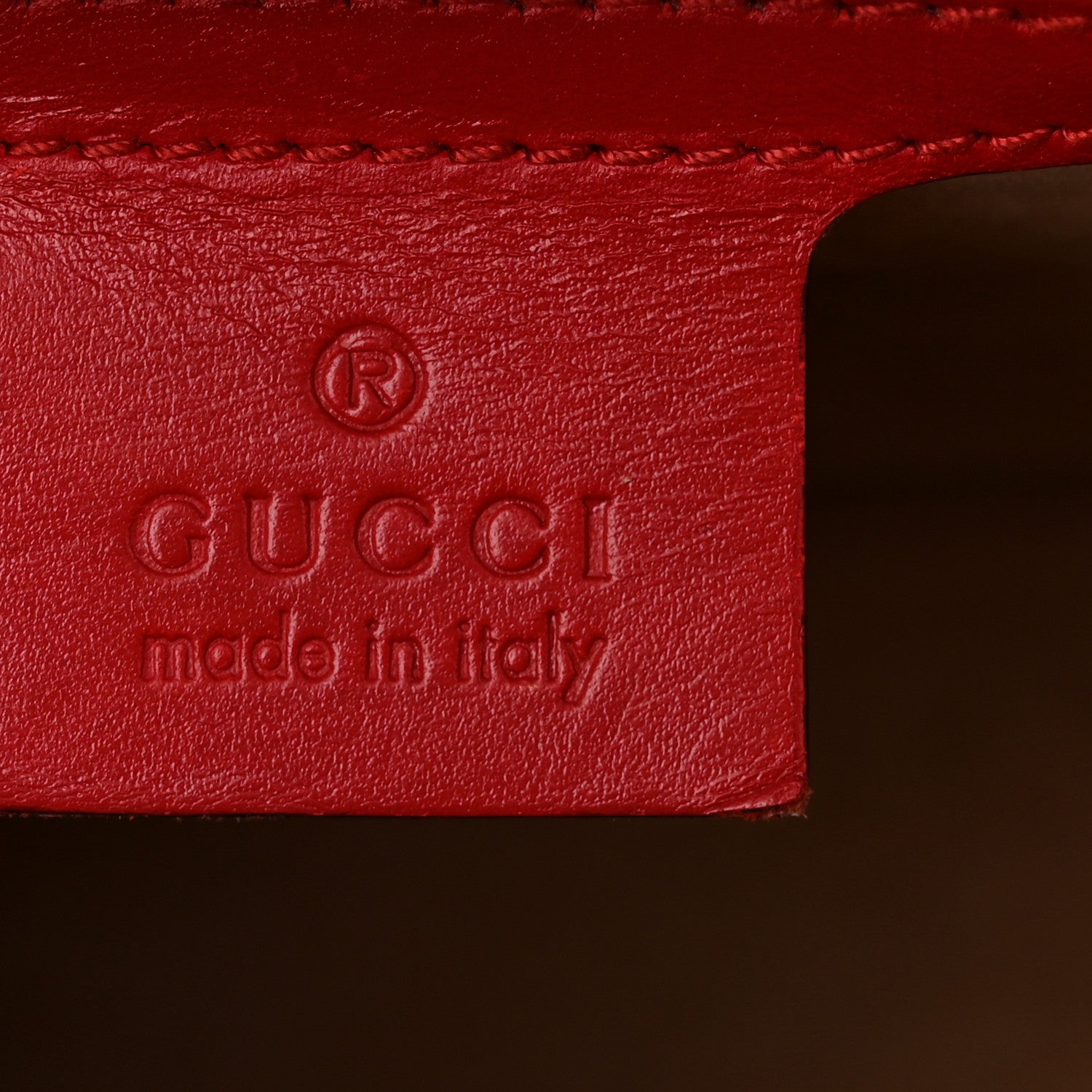 Gucci Calfskin Small Sylvie Shoulder Bag Hibiscus Red 6 of 12