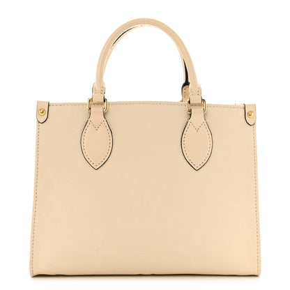 Louis Vuitton Empreinte Monogram Giant Onthego PM Cream Beige 1 of 14