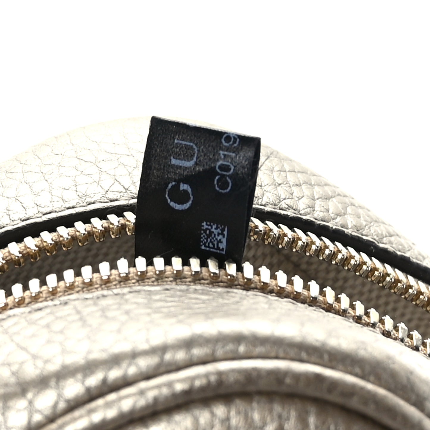 Metallic Cellarius Calfskin Small Soho Disco Bag Sasso