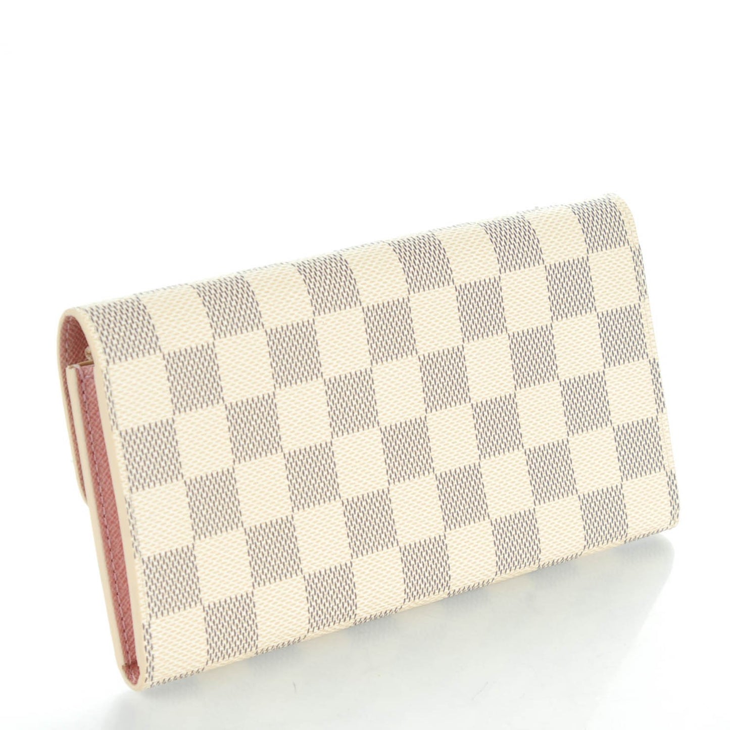 Damier Azur Emilie Wallet Rose Ballerine