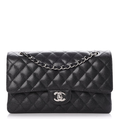 Chanel Caviar Quilted Medium Double Flap Black 1 of 8