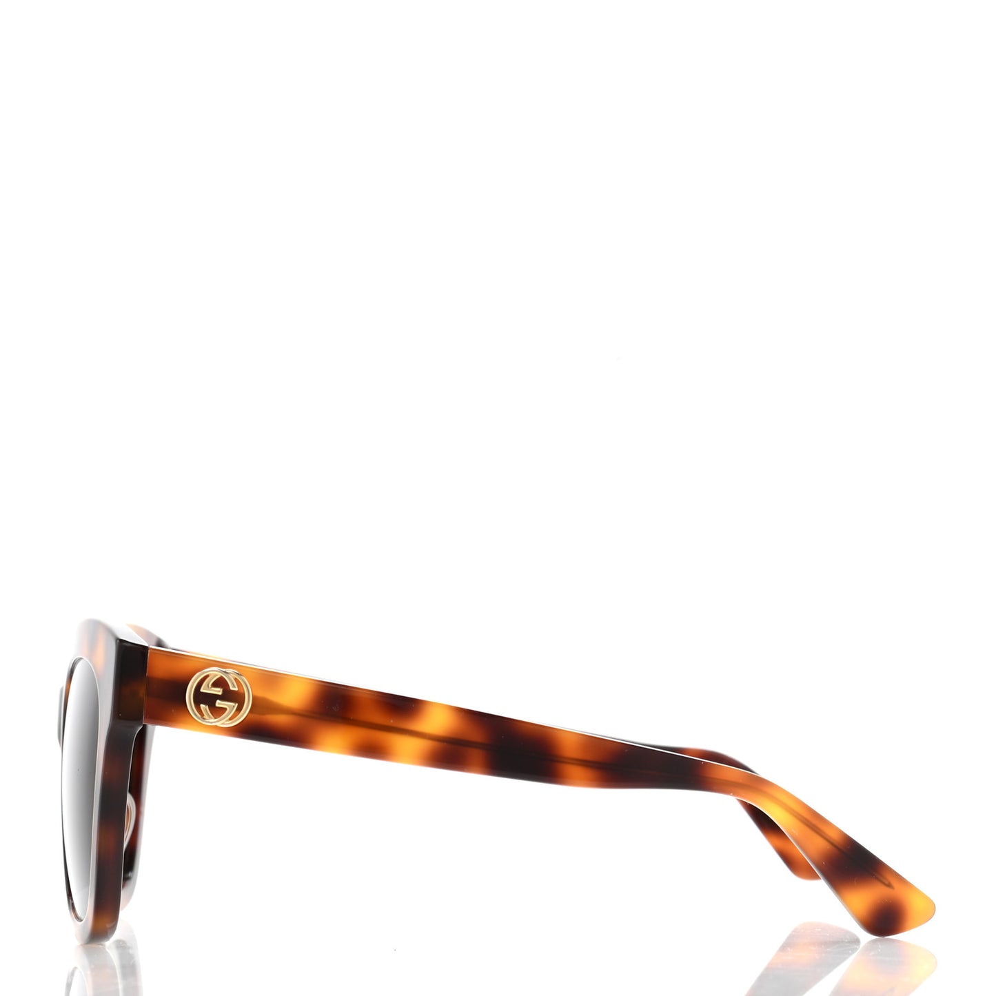 Acetate Square Frame Sunglasses GG0029S Tortoise