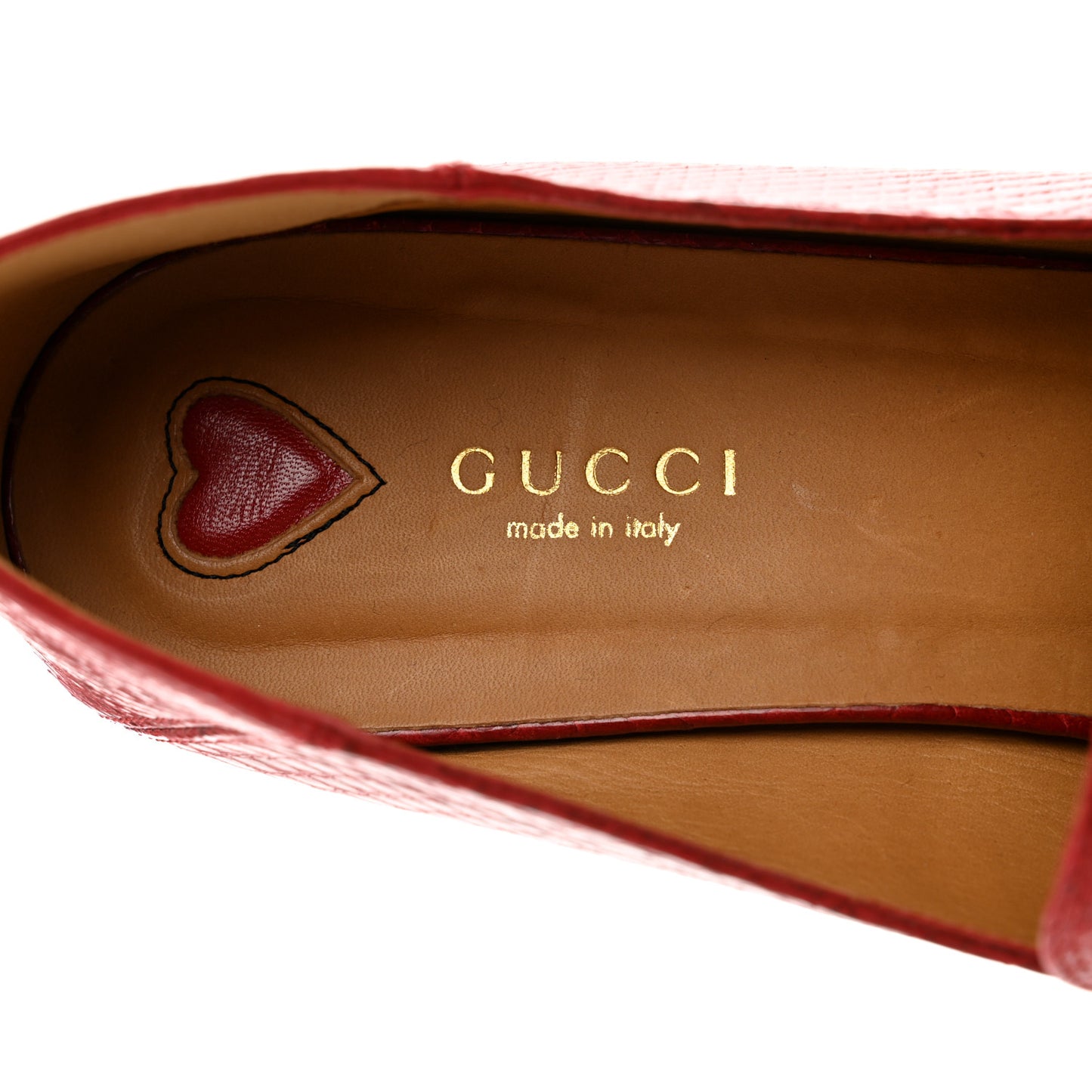Elaphe Web Womens Peyton Loafers 39.5 Red