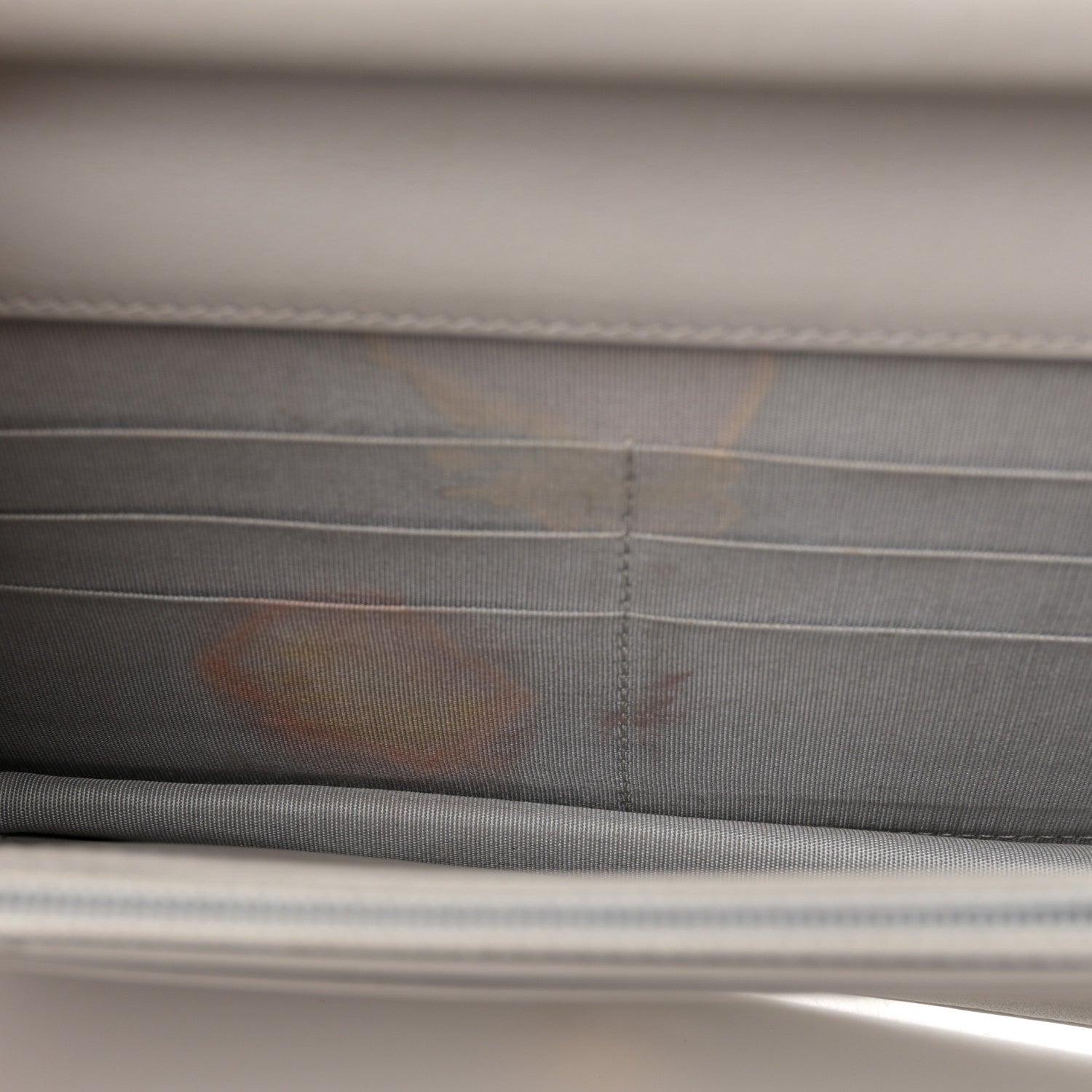 Chanel Caviar Quilted Boy Wallet On Chain WOC Grey 12 of 19