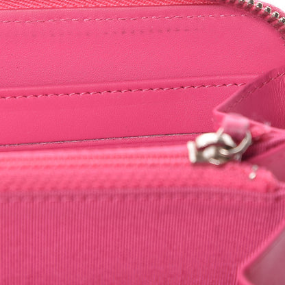 Chanel Caviar Quilted Large Gusset Zip Around Wallet Pink 16 of 16
