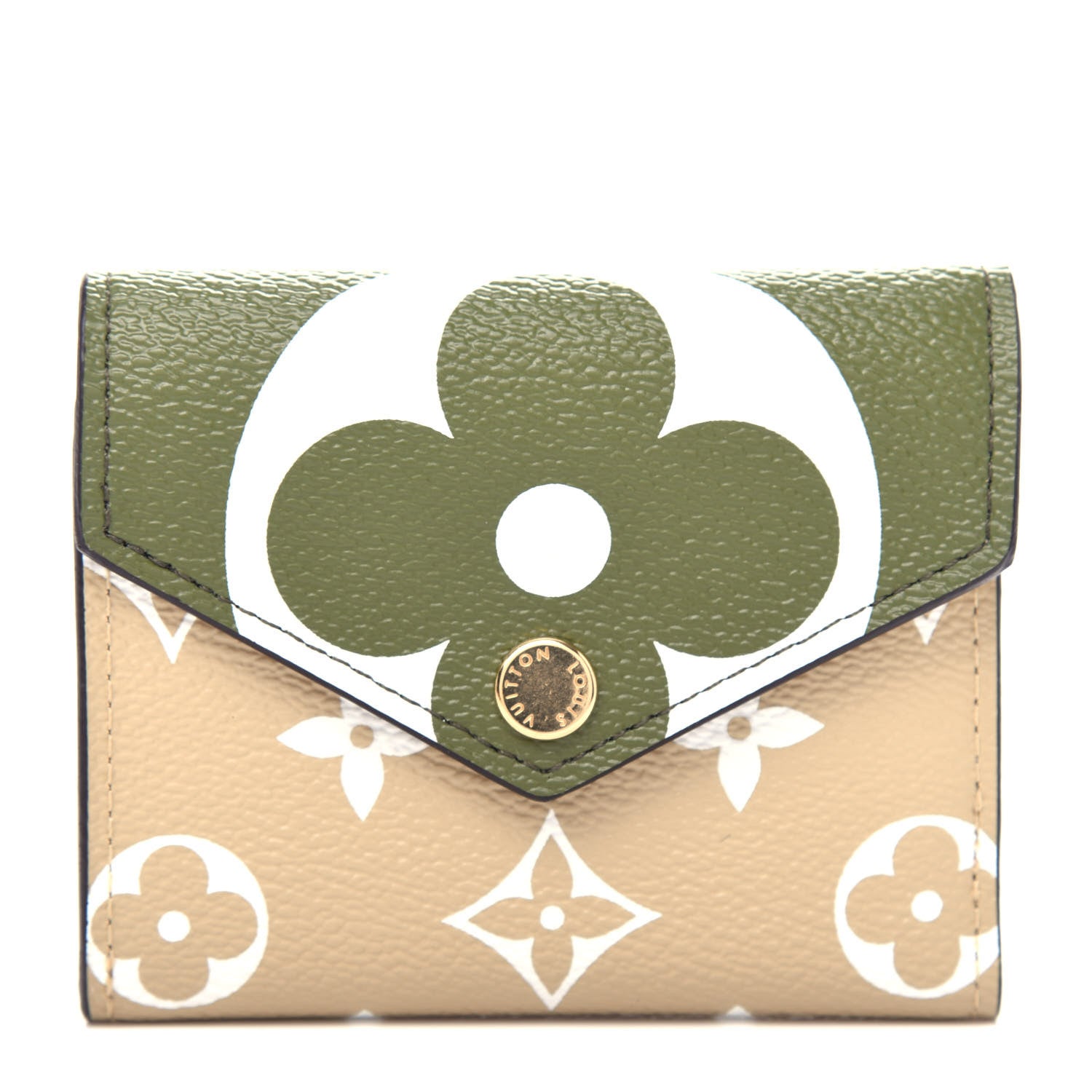 Louis Vuitton Monogram Giant Zoe Wallet Kaki 1 of 8