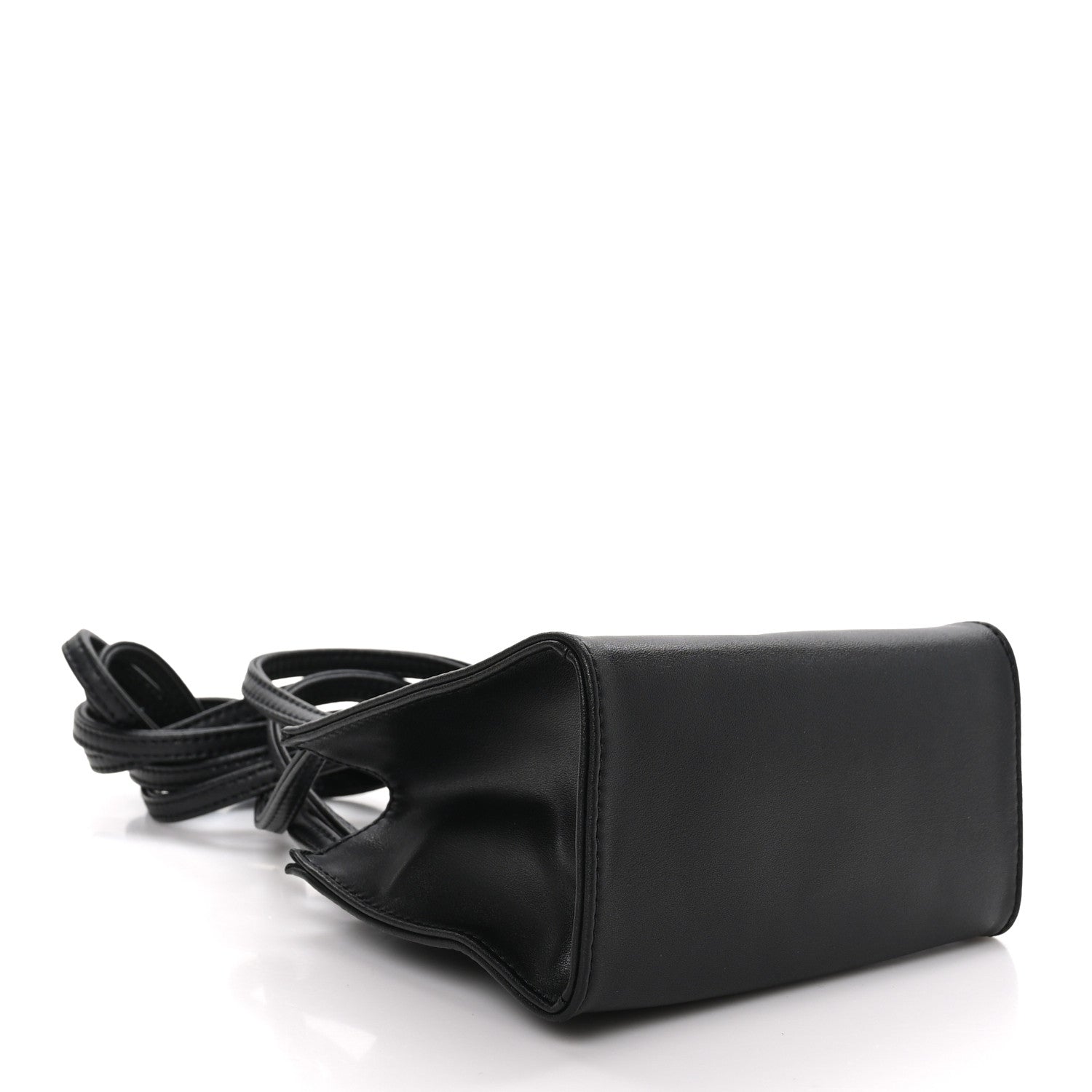Telfar Vegan Leather Small Shopping Bag Black 4 of 9