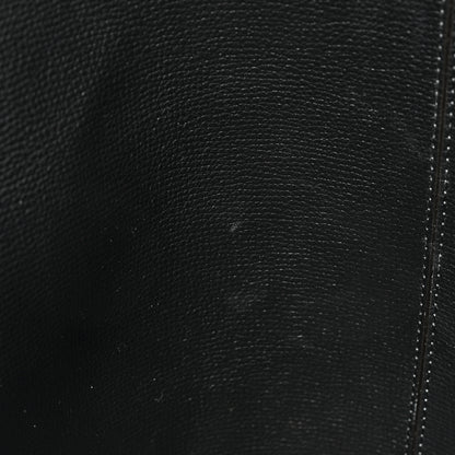 Burberry Grainy Calfskin Haymarket Check Medium Reversible Tote Black 10 of 15