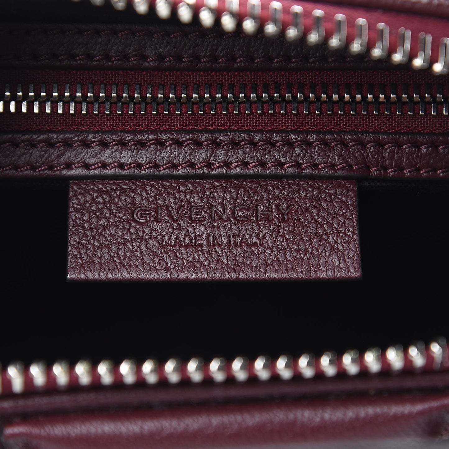 Sugar Goatskin Mini Antigona Aubergine