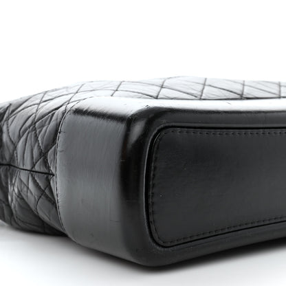 Chanel Aged Calfskin Quilted Large Gabrielle Hobo Black 9 of 12