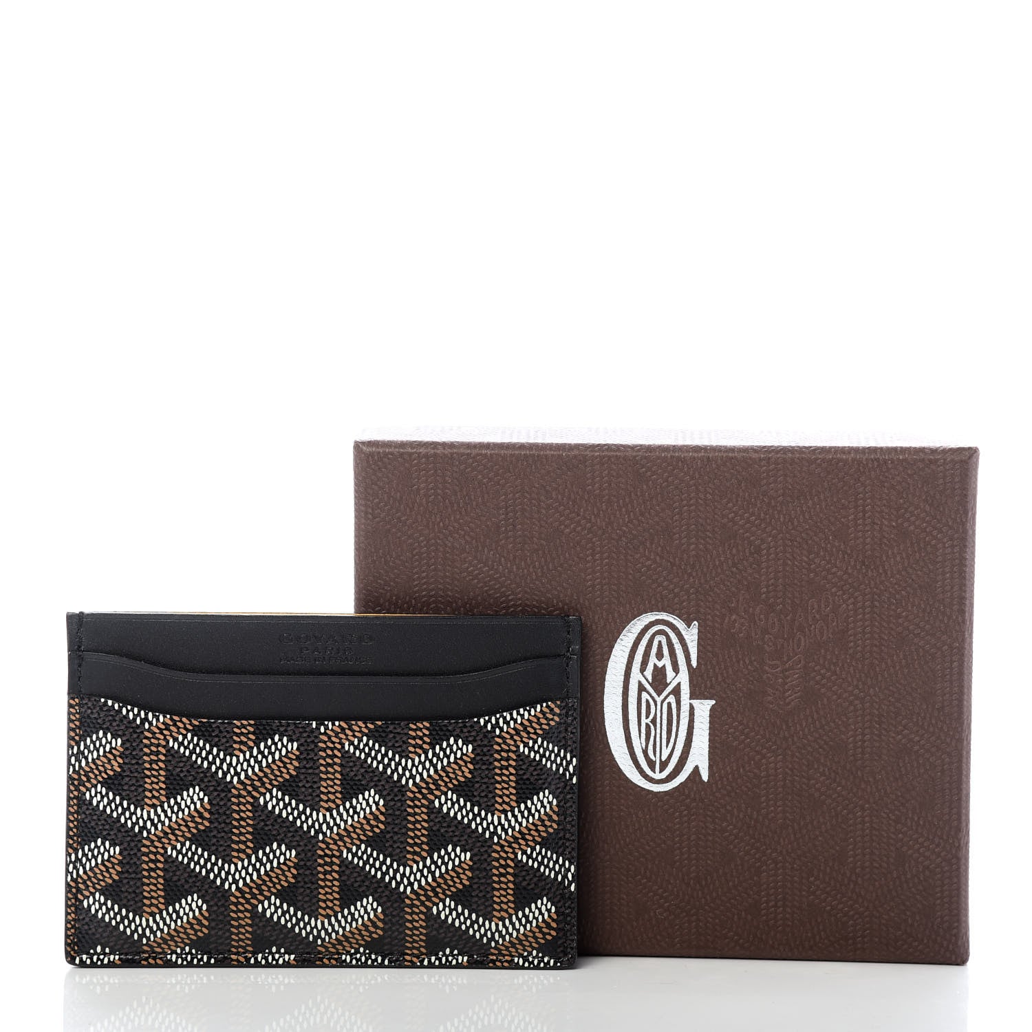 Goyard Goyardine Saint Sulpice Card Holder Black 7 of 7
