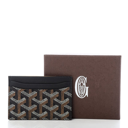 Goyard Goyardine Saint Sulpice Card Holder Black 7 of 7