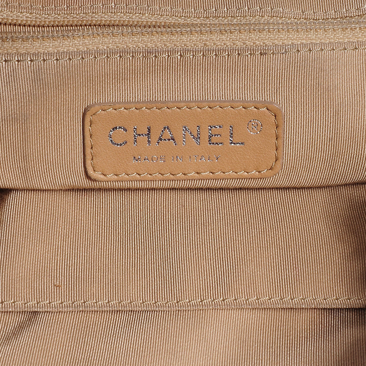 Chanel Caviar Expandable Zip Shoulder Bag Black 8 of 10