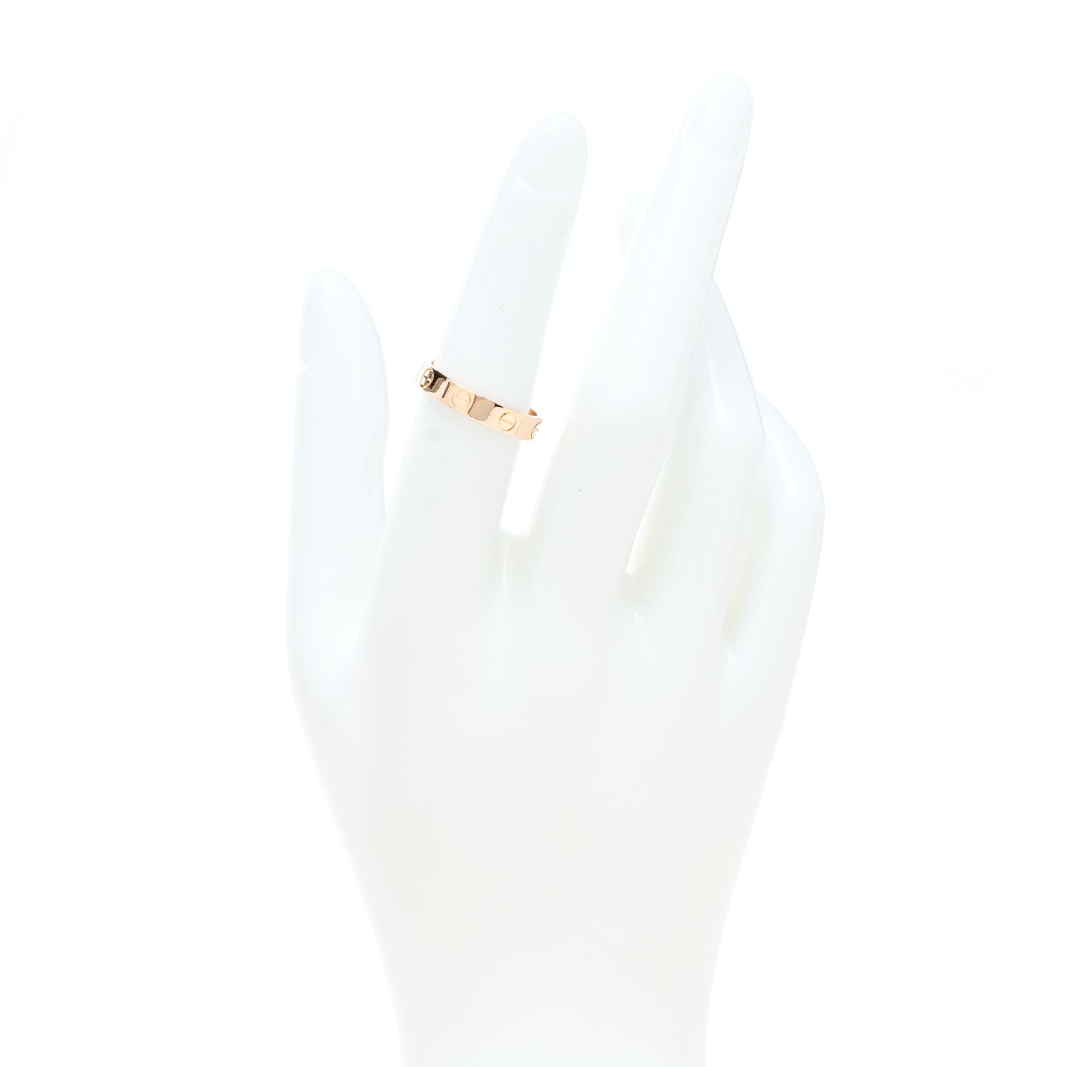 Cartier 18K Pink Gold 3.5mm LOVE Wedding Band Ring 52 6 2 of 4
