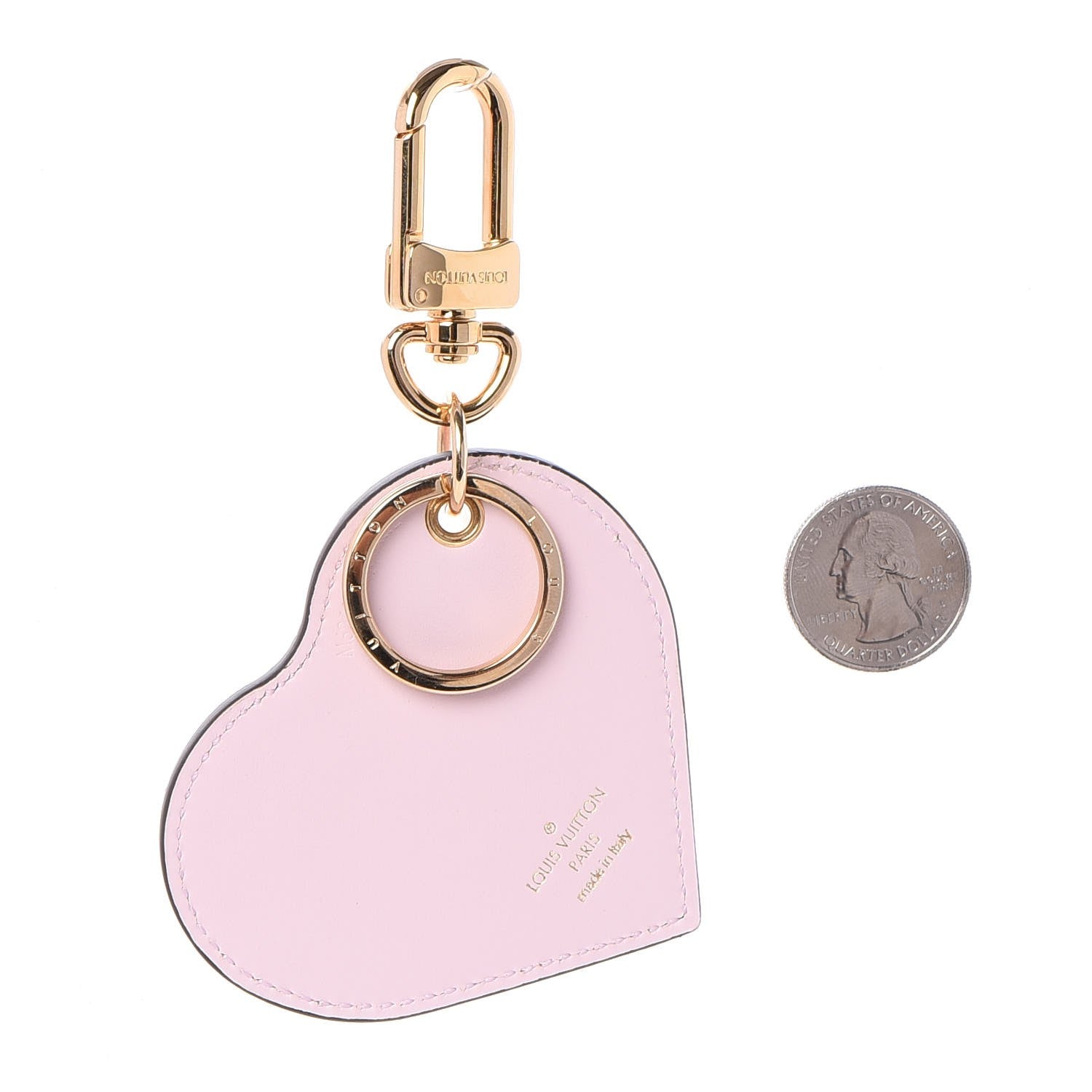 Louis Vuitton Vernis Degrade Heart Bag Charm Pink 2 of 4