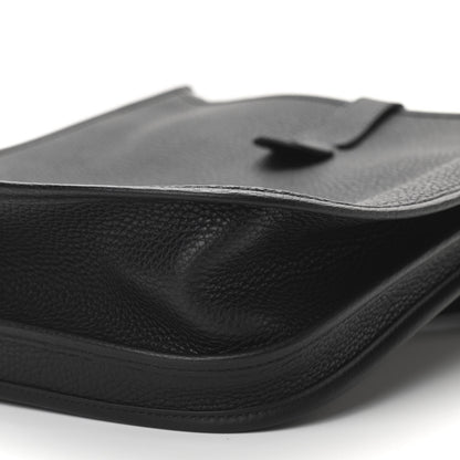 Hermes Taurillon Clemence Evelyne III GM Black 10 of 11