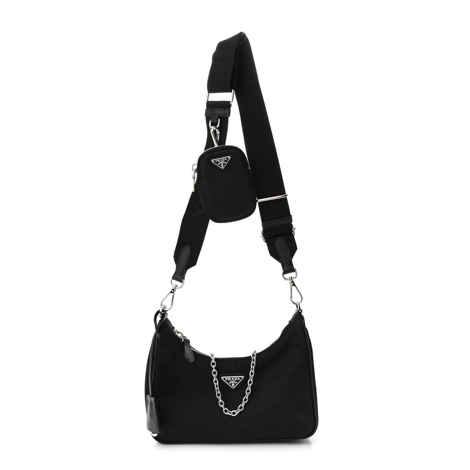 Prada Nylon Re-Edition 2005 Shoulder Bag Black 1 of 12
