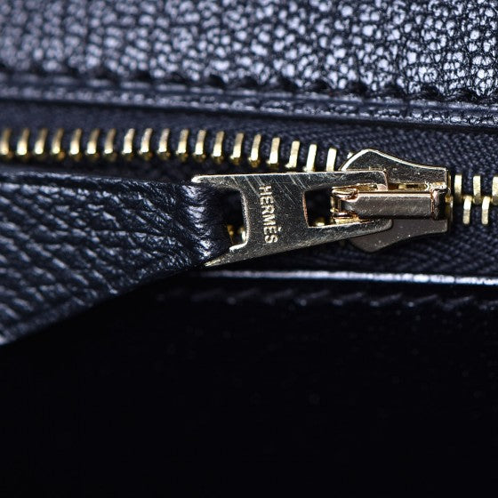 Epsom Birkin 35 Black