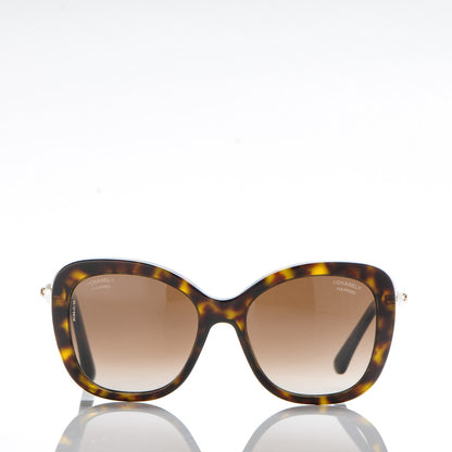 Chanel Square Winter Polarized Pearl Sunglasses 5339-H-A Tortoise 2 of 8