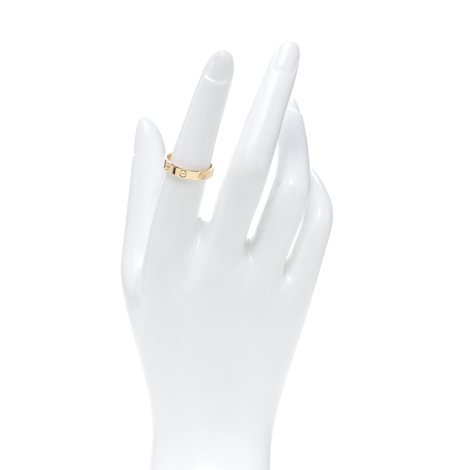 Cartier 18K Yellow Gold 3.5mm LOVE Wedding Band Ring 54 6.75 2 of 5