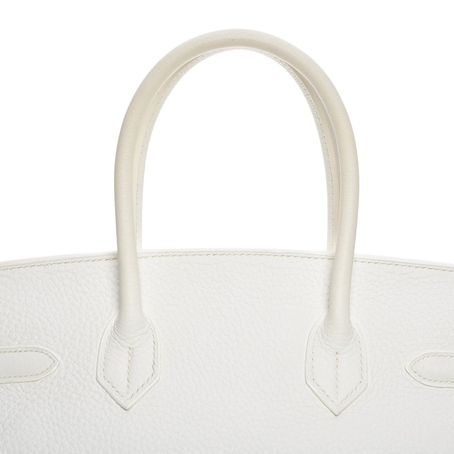Taurillon Clemence Birkin 30 White