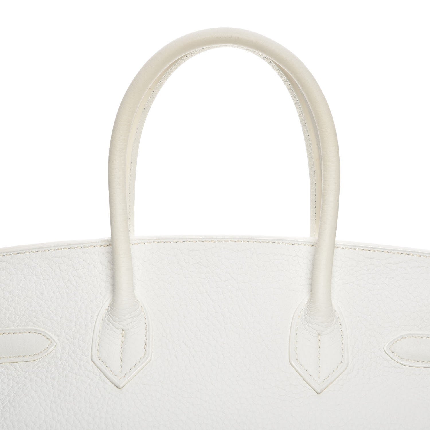 Hermes Taurillon Clemence Birkin 30 White 28 of 30