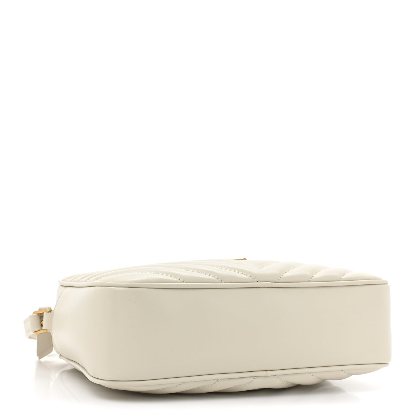 Calfskin Matelasse Monogram Lou Camera Bag Crema Soft