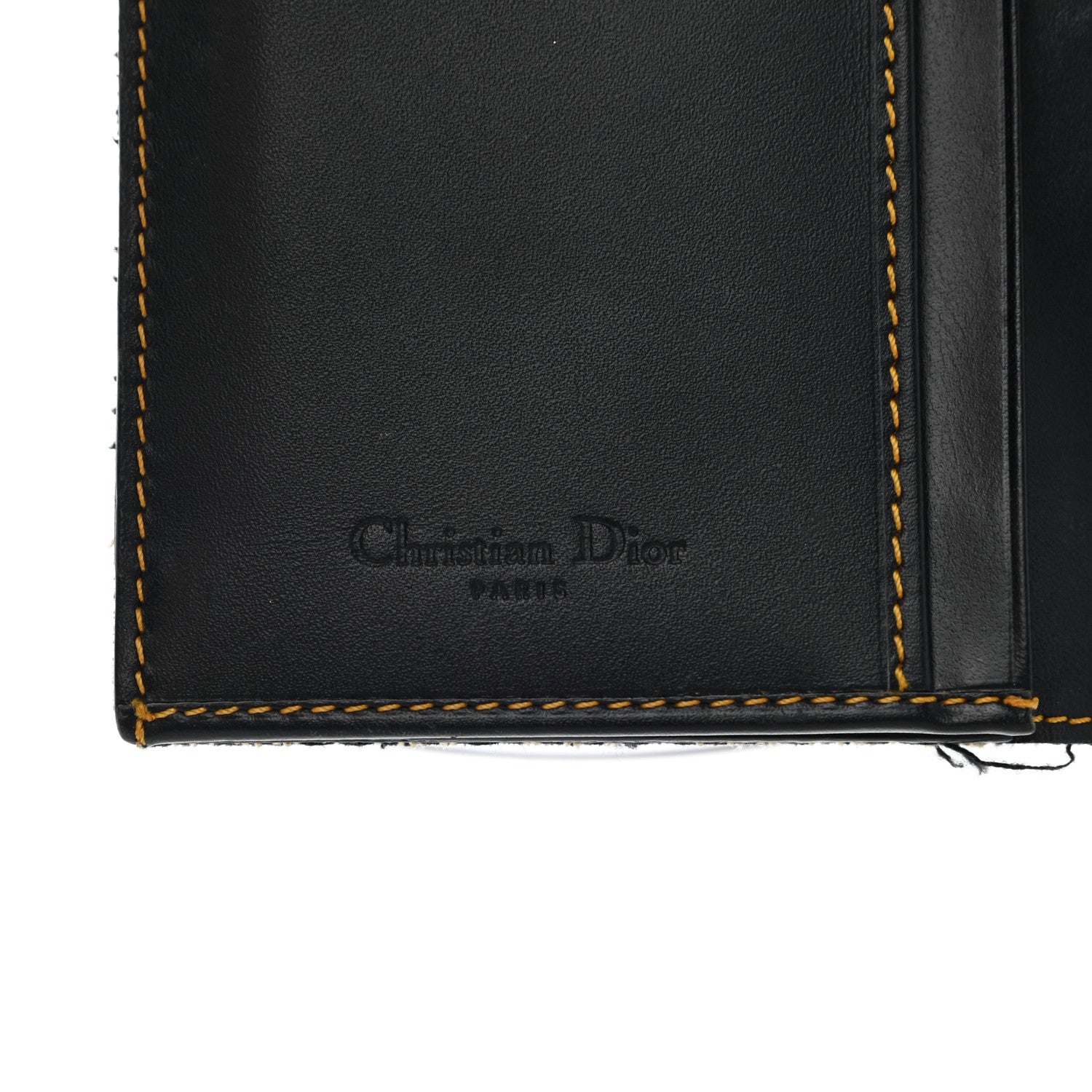 Christian Dior Monogram Saddle Wallet Navy 6 of 11