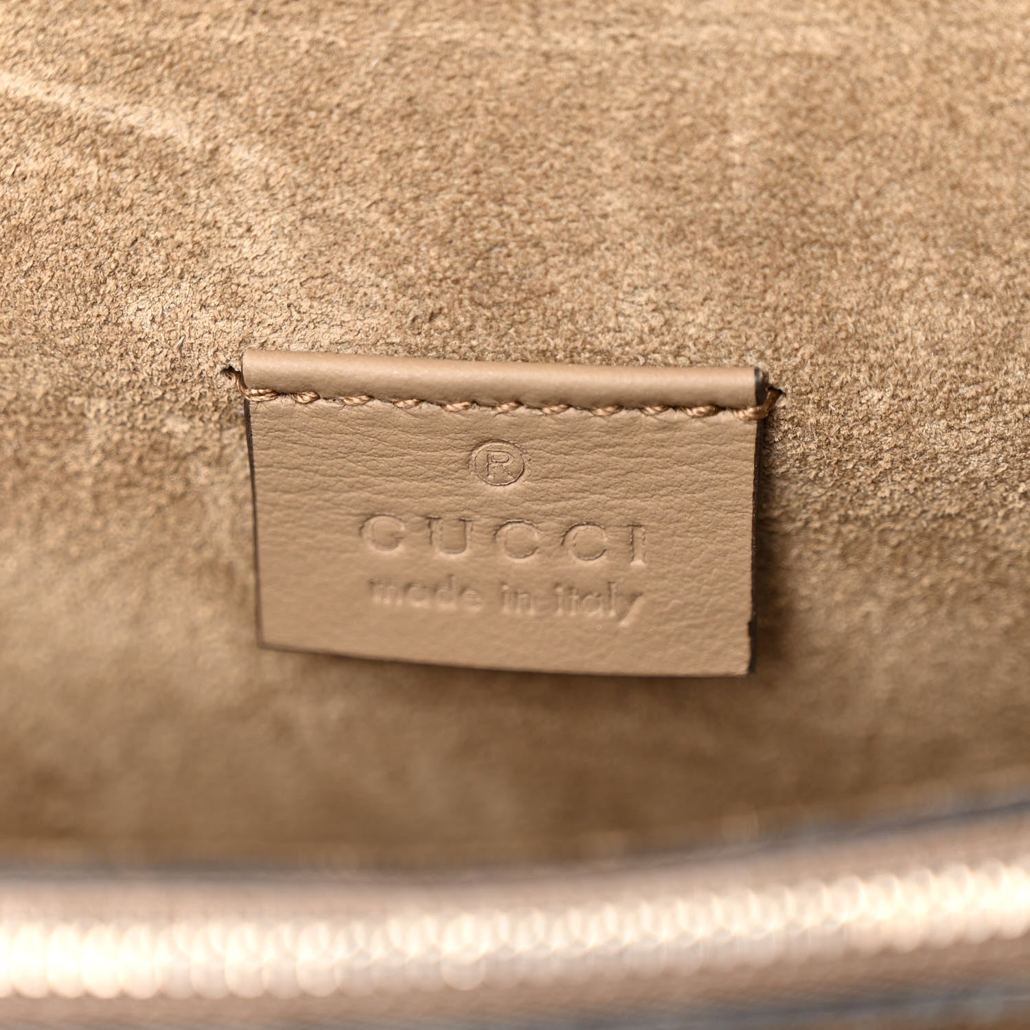 Gucci GG Supreme Monogram Medium Dionysus Shoulder Bag Taupe 6 of 11