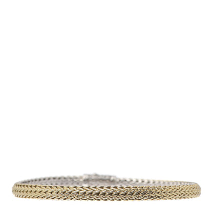 John Hardy Sterling Silver 18K Yellow Gold 5mm Classic Chain Reversible Bracelet 3 of 5