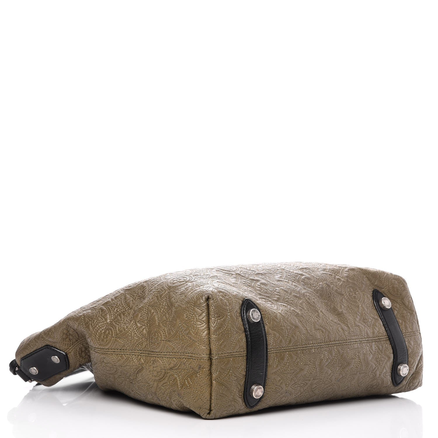 Louis Vuitton Monogram Lambskin Antheia Hobo PM Olive 4 of 8