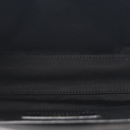 Saint Laurent Lambskin Carre Quilted Cassandre Mini Camera Bag Black 5 of 11