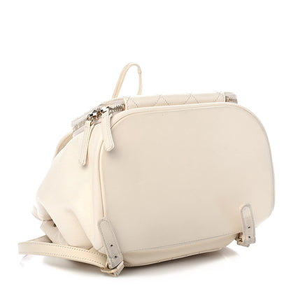 Chanel Caviar Quilted Business Affinity Backpack White 4 of 15