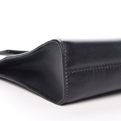 Lanvin Calfskin Krista Kim Reglisse Clutch Green Black 11 of 15
