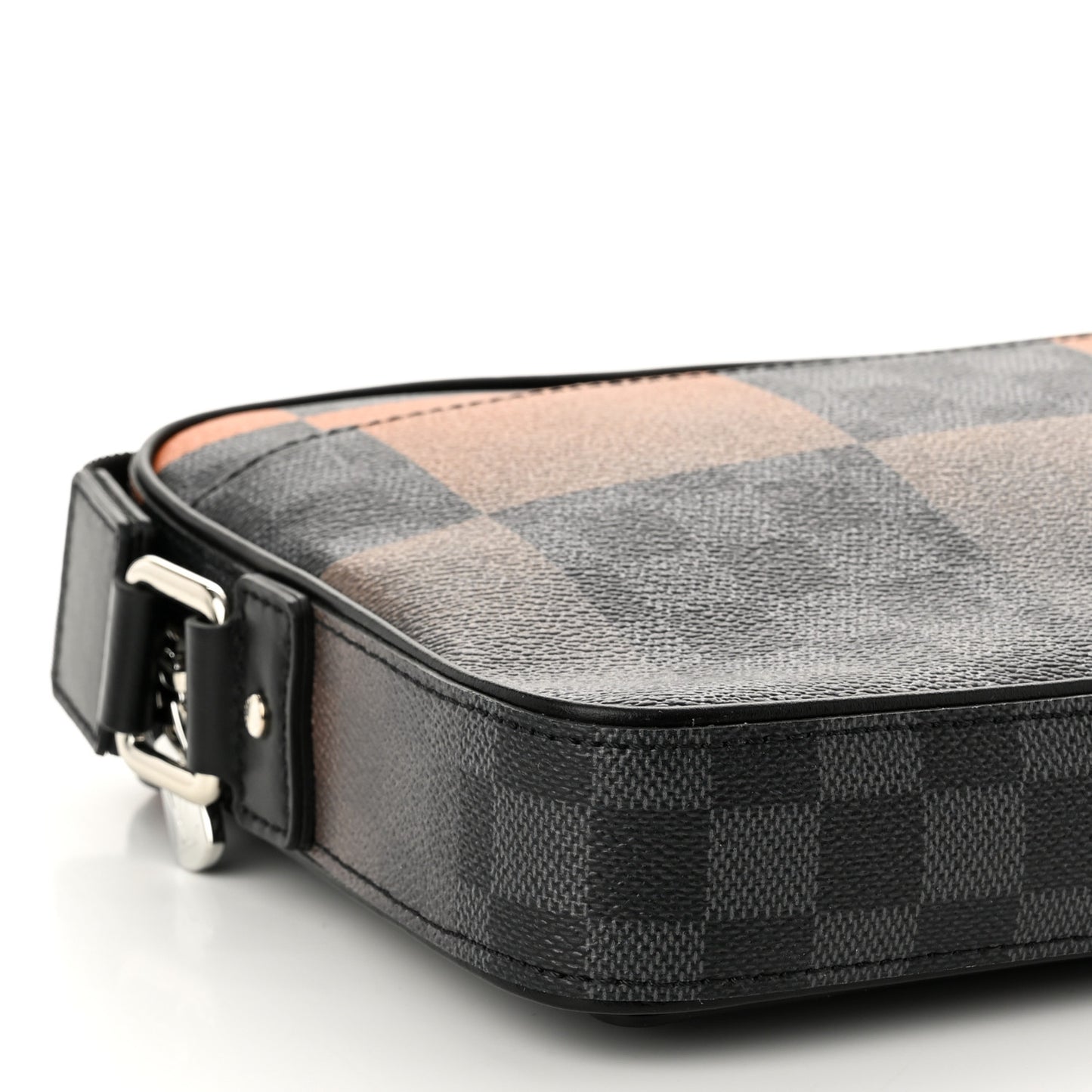 Giant Damier Graphite Alpha Messenger Bag Orange